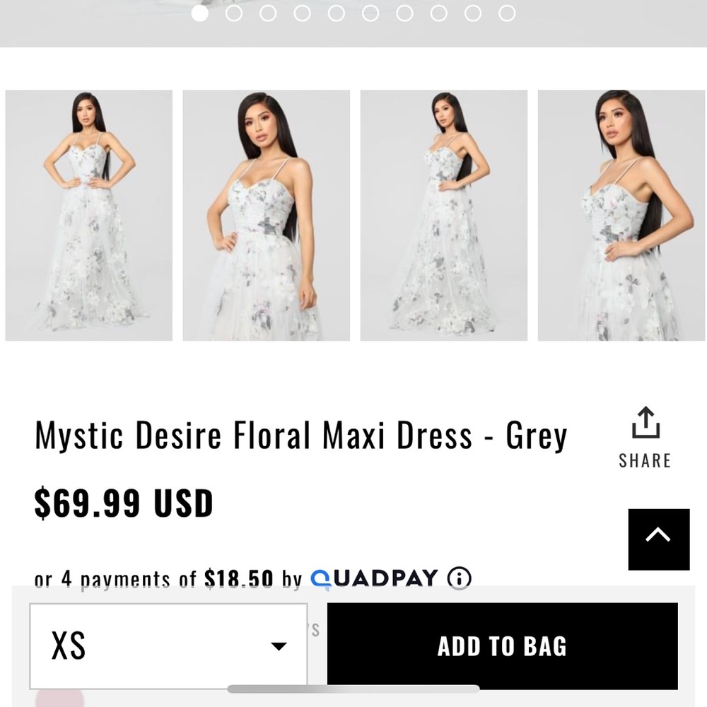Fashion Nova Maxi Dress